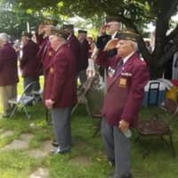 <p>Veterans at Memorial Day celebration in Harrison.</p>