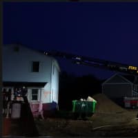 <p>The Shelton Volunteer Fire Department trains in the dark.</p>