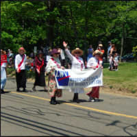 <p>The Redding League of Women Voters march in Redding&#x27;s Memorial Day parade.</p>
