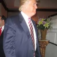 <p>Donald Trump arrives at Trump National in Briarcliff Manor.</p>