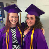 <p>McKenna Owens, left, and Madeline Willis. Owens plans on taking a gap year while Willis will attend Rockland Community College for criminal justice.</p>