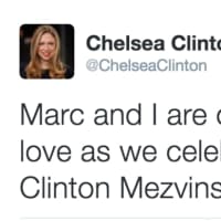 <p>Chelsea Clinton announced the birth of her son Aidan in this tweet early Saturday afternoon.</p>