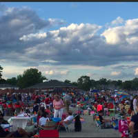 <p>Compo Beach is filled on a perfect evening for fireworks in Westport.</p>