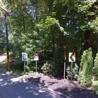 <p>A woman found herself in hot water after crashing her truck into bushes at 207 Saxon Woods Road in Scarsdale.</p>