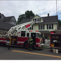 <p>Firefighters were called to a blaze at 344 Delevan Ave. on Saturday</p>