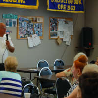 <p>Bergen County Sheriff Michael Saudino presented a &quot;Safety for Seniors&quot; program at the Saddle Brook Senior Center.</p>
