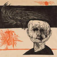 <p>&quot;Tormented Man&quot; by Leonard Baskin, from the portfolio “Fifteen Woodcuts, 1953,&quot; will be on view at Housatonic Museum of Art in Bridgeport.</p>