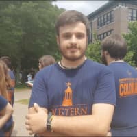 <p>Cristian Fitzgerald, 18, of Greenwich, said he is very excited to begin his freshman year at WestConn.</p>