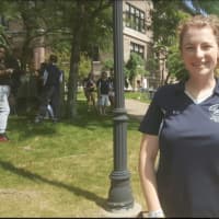 <p>Oxford resident Kaleigh Cragan, 21, will be a senior orientation leader this year.</p>