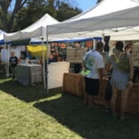 <p>Craft tents at the third annual Congregation Beth El Craft &amp; BBQ Festival in Fairfield.</p>