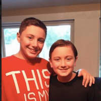 <p>It&#x27;s the first day of school for Caleb and Hunter Jacobson at West Rocks Middle School in Norwalk.</p>