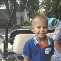 <p>6-year-old Merrick Scholz had his first day of kindergarten on Wednesday at Consolidated School in New Fairfield.</p>
