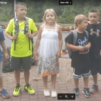 <p>New Fairfield kids enjoy their first day of school on Wednesday.</p>