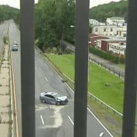 <p>A look at the two cars involved in the Saw Mill crash.</p>