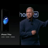 <p>Apple Senior Vice President Phil Schiller showcasing the latest generation of iPhone.</p>
