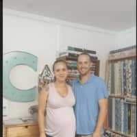 <p>Paul and Lidia Corey, owners of Cotton Candy Fabrics, which just opened a storefront in Brookfield</p>