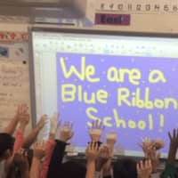 <p>Students celebrate at Lyncrest Elementary School in Fair Lawn.</p>