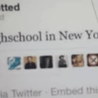 <p>One of the Internet social media threats posted against Port Chester High School.</p>