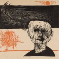 <p>&quot;Tormented Man&quot; by Leonard Baskin, from the portfolio “Fifteen Woodcuts,&quot; 1953.</p>