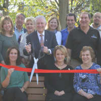 <p>Realtors, town officials and friends opened the new pocket park at the corner of Oldfield and Reef roads Monday.</p>