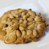 <p>A pignoli cookie that a suspected robber was enjoying when he was arrested by Stamford Police shortly after the Monday afternoon robbery.</p>