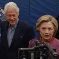 <p>Chappaqua&#x27;s Bill and Hillary Clinton</p>
