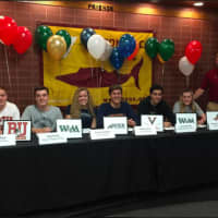 <p>Seven members of the Wilton YMCA Wahoo Swim Team will be heading to college next fall.</p>