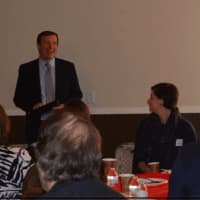 <p>Over 100 people attended the event.  State Sen. Chris Murphy discussed the recent presidential election as well as recognized several outstanding local citizens for their commitment to their country.</p>