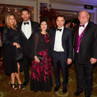 <p>Jill and Harry Connick Jr., Carolyn Roth, James Sabetta and Greenwich Hospital President Norman Roth</p>