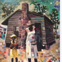 <p>A work on display at Mackey Twins Art Gallery in Mount Vernon, which was recently named a “914INC Women in Business” awardees.</p>
