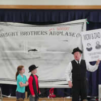 <p>Second-graders Sarah Ryan and Tommy Walsh learn how Orville, Wilbur and Katherine Wright solved the mystery of flight.</p>