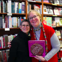 <p>From left, Author Dorie Greenspan,of Westbrook, who wrote &quot;Dorie&#x27;s Cookies,&quot; with Alice Hutchinson, owner of Byrd&#x27;s Books in Bethel</p>