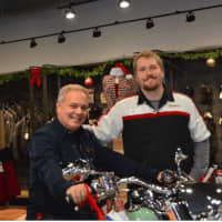 <p>From left, Robert Gaulin, of Greenwich, and Eric Gaulin, of Brookfield, recently opened Brookfield Indian Motorcycle on 20 Federal Road.</p>