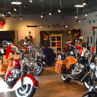 <p>Brookfield Indian Motorcycle on Federal Road</p>