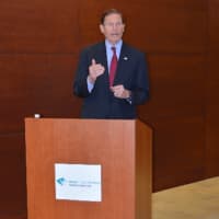 <p>On Wednesday afternoon, U.S. Sen. Richard Blumenthal (D-Conn.) visits the Western Connecticut Health Network Biomedical Research Institute in Danbury to address legislation he helped sign to prevent, detect and educate people on Lyme disease.</p>