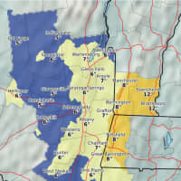 <p>A look at projected snow accumulation totals from Thursday&#x27;s storm.</p>