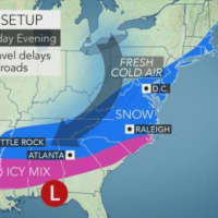 <p>A look at the setup for the coastal storm that could impact the area Saturday.</p>