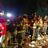<p>Pleasantville area firefighters and White Plains employees gathered Monday evening to remember the 21st anniversary of Tom Dorr&#x27;s unsolved murder.</p>