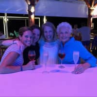 <p>Far right, New Fairfield resident Peggy Kiely with her daughters. Kiely and two of her daughters will be attending the Women&#x27;s March on Washington on Saturday.</p>