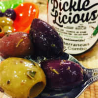 <p>Olives from Picklelicious in Teaneck.</p>