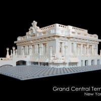 <p>Grand Central Terminal made from Legos</p>
