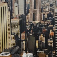 <p>An office with a &quot;view&quot; of NYC for Mike Goldstein.</p>
