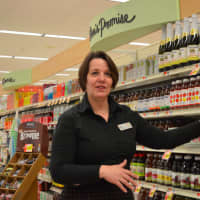 <p>Event Specialist Ruth Maloney talks about some of the new healthy products.</p>
