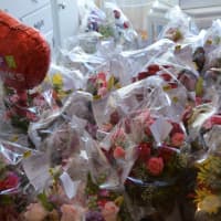 <p>Flowers, flowers and more flowers at Mr. Red Rose in Norwalk.  The store is gearing up for its large Valentine&#x27;s Day delivery.</p>