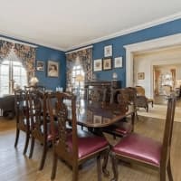 <p>The dining room is part of a home that includes more than 6,900 square feet of living space.</p>