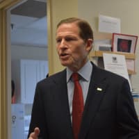 <p>U.S. Sen. Richard Blumenthal received a warm welcome Thursday morning at the Stamford Outpatient Veterans Clinic. He talked of a plan by Senate Democrats to modernize VA facilities across the United States.</p>