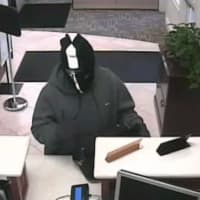 <p>Suspect in Friday robbery of First County Bank in the Georgetown section of Wilton Friday afternoon.</p>