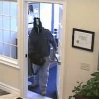 <p>Suspect in Friday robbery of First County Bank in the Georgetown section of Wilton Friday afternoon.</p>