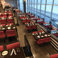 <p>Pink, the track&#x27;s steakhouse, offers views of the track and delicious fare.</p>
