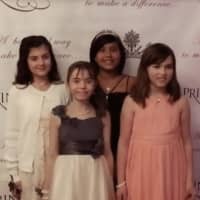 <p>Newtown gals at the 2016 Princess Ball
From left (top): Hailey Avari, Colette Burke
From left, (bottom): Alison Powers, Emily Joyce</p>